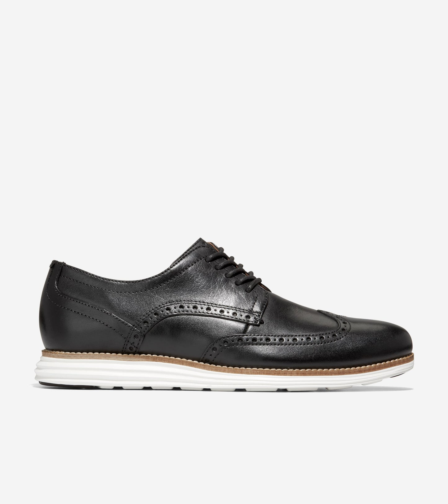 C26469:BLACK LEATHER/WHITE