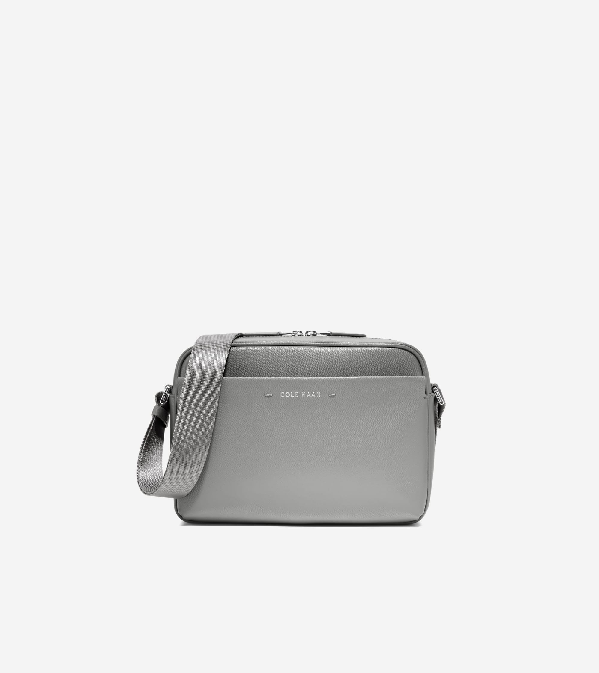 Cole Haan メッシュ ショルダーバッグ グレー Men's Sloane Leather Camera Bag – Cole Haan El Salvador