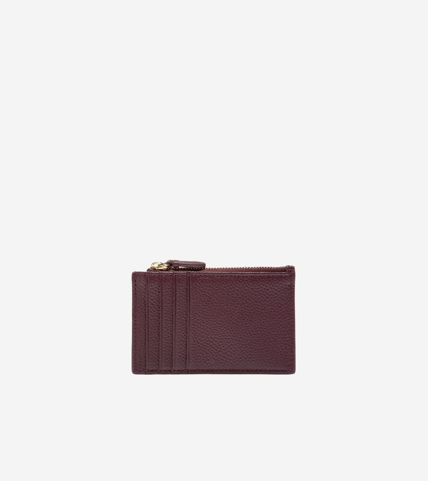 Leather Zip Card Case