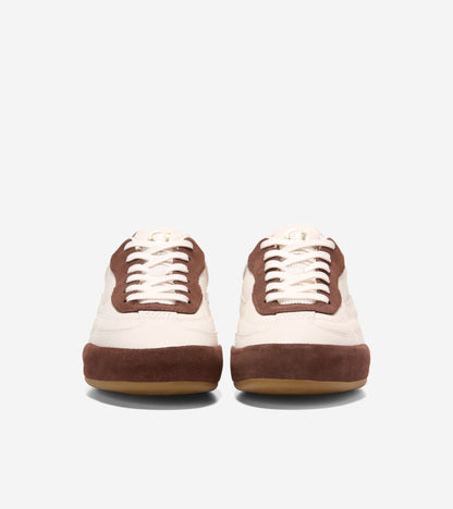 W37534:IVORY LEATHER / FONDUE FUDGE / CH BLOODSTONE SUEDE