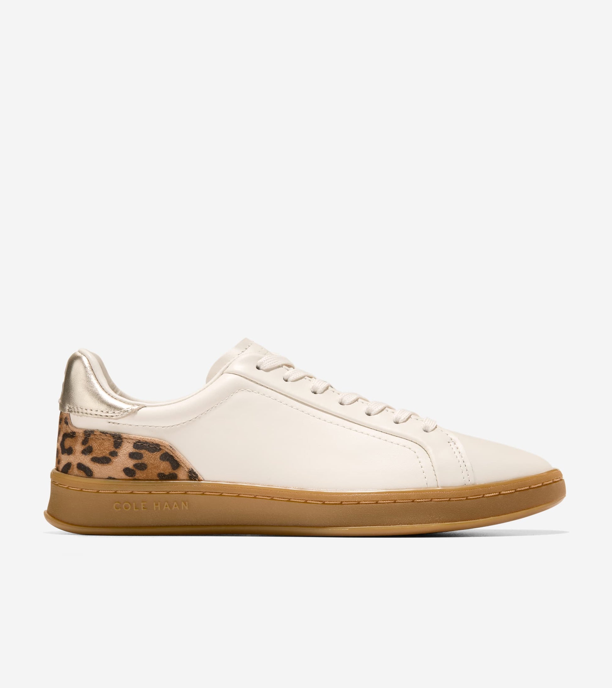 W34981:IVORY/LEOPARD PRNT SUEDE/GOLD METALLIC/GUM