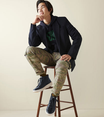 C36353:NAVY BLAZER/EGRET