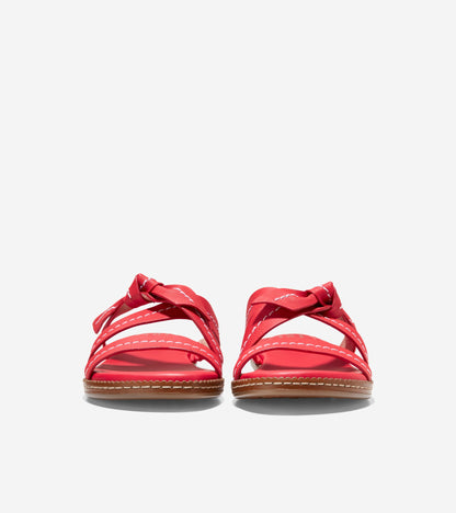 W23473:TRUE RED OBERA SOFT/NAT STITCH/NAT OS