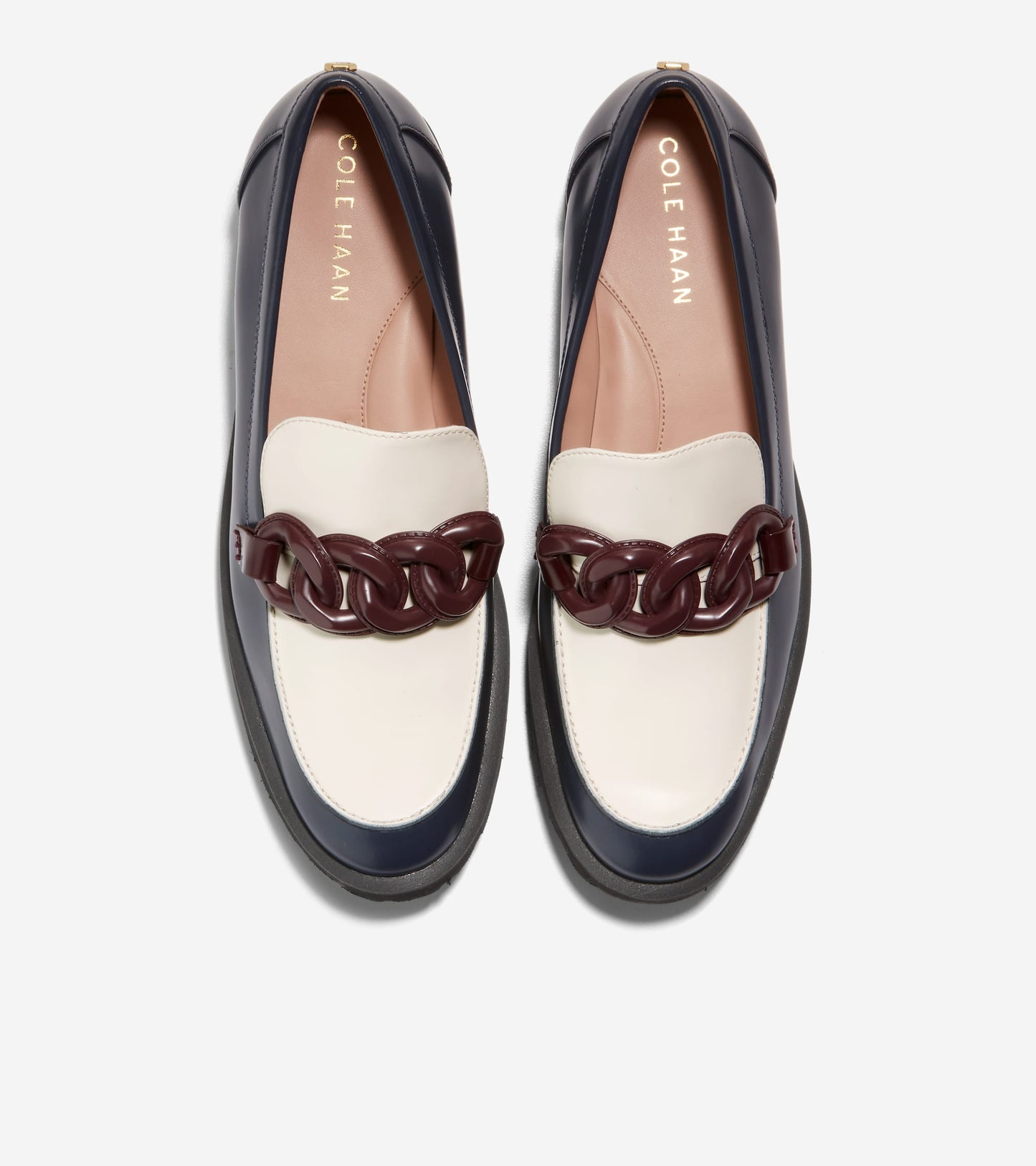 W27249:NAVY BLAZER/IVORY/CORDOVAN LTR