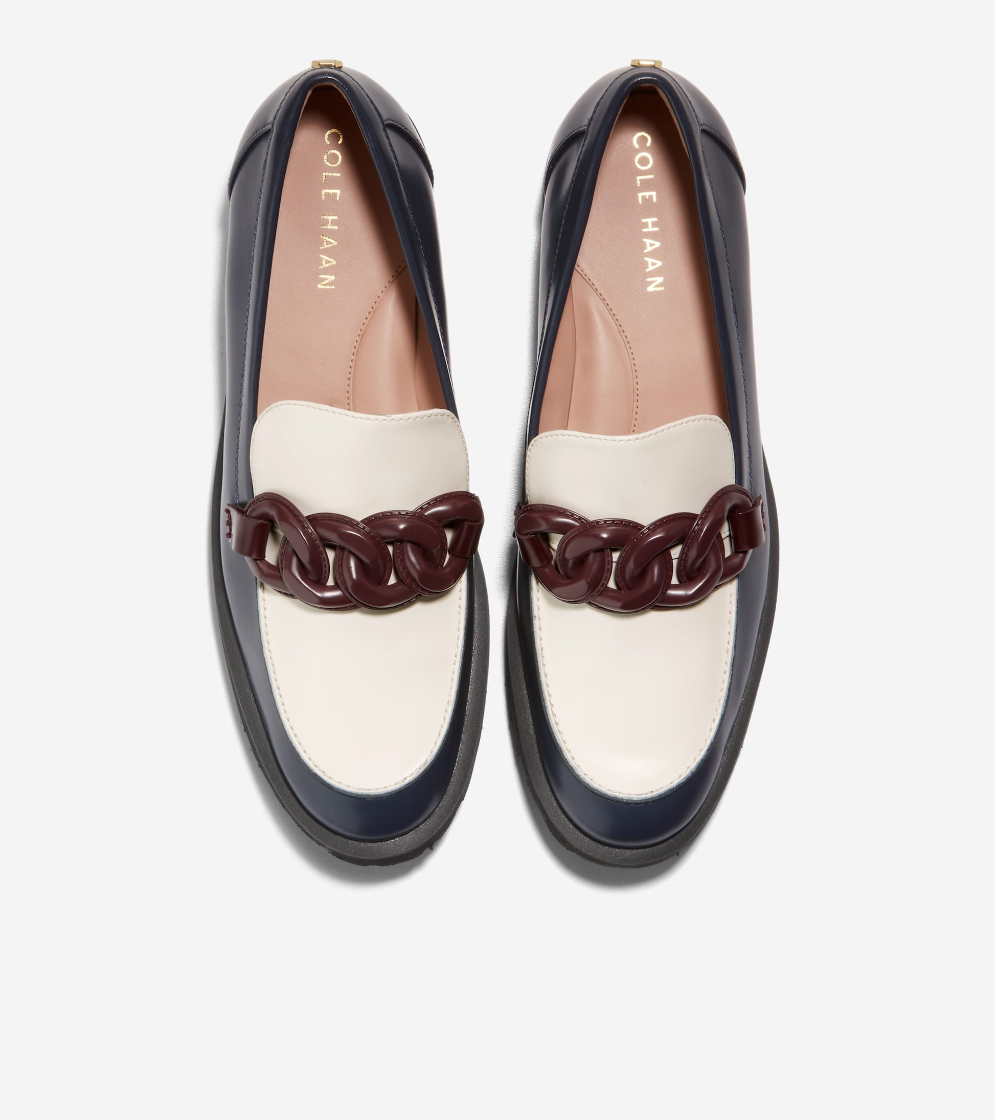 W27249:NAVY BLAZER/IVORY/CORDOVAN LTR
