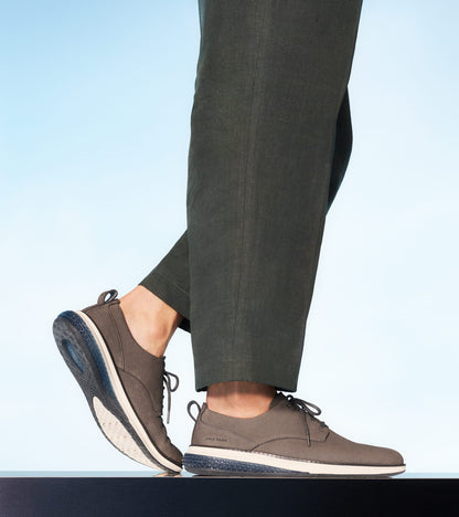 C40559:STORM CLOUD NUBUCK  / INDIAN TEAL / IVORY