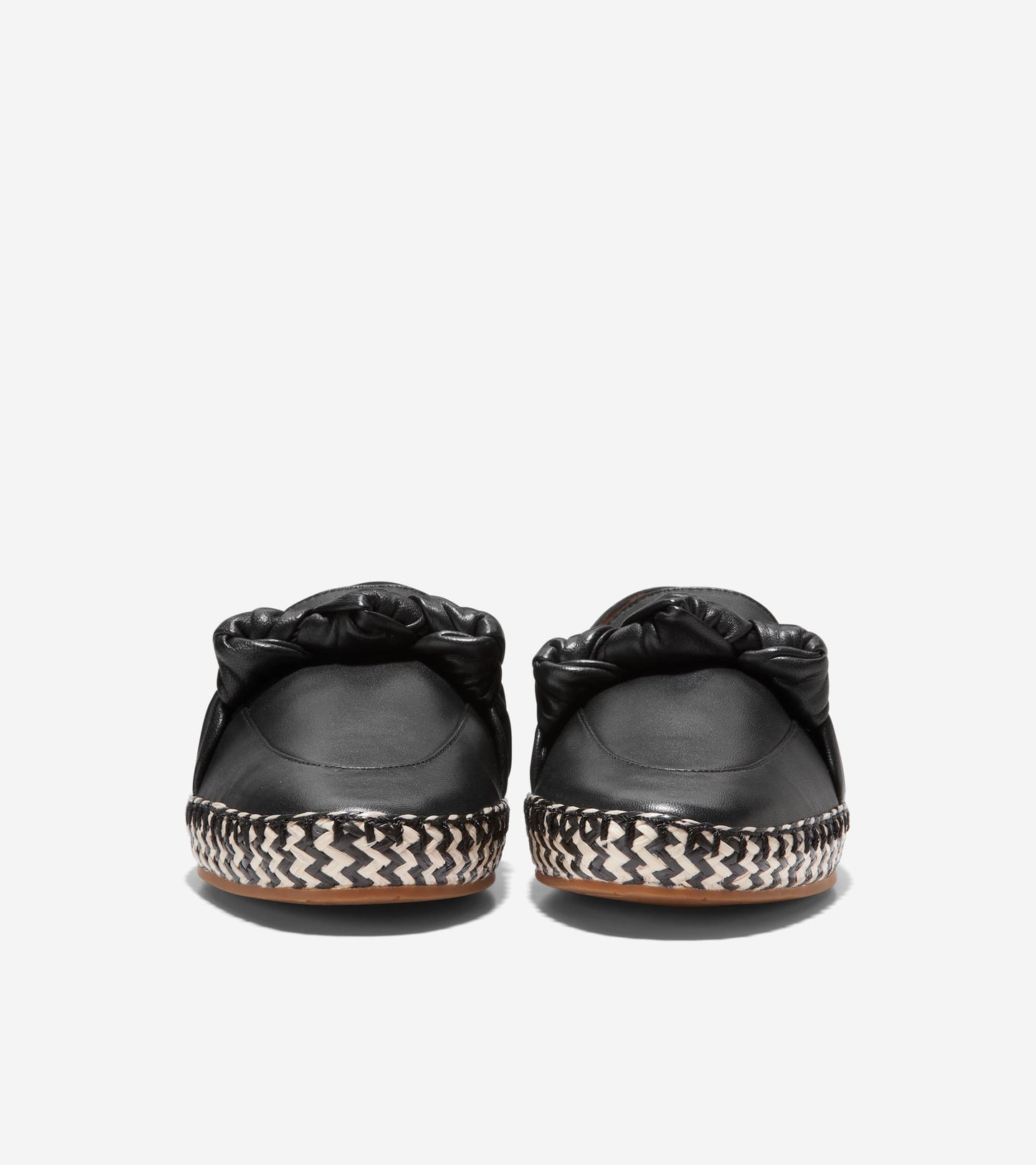 W26289:BLACK NUDO/ BLACK & IVORY JUTE/ GUM OS