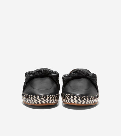 W26289:BLACK NUDO/ BLACK & IVORY JUTE/ GUM OS