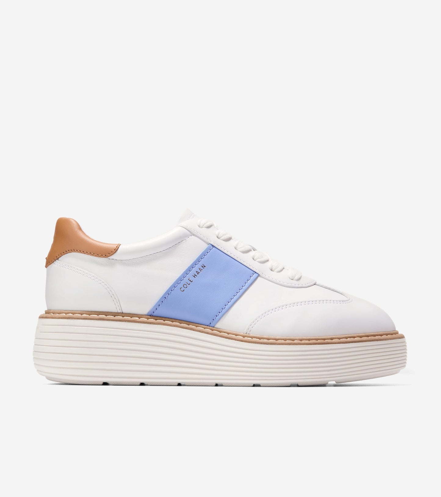 W35706:WHITE/HYDRANGEA/BISCUIT LTHR