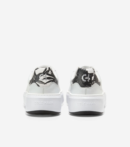W28084:OPTIC WHITE/BLACK & WHITE TROPICAL PRINT