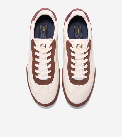 W37534:IVORY LEATHER / FONDUE FUDGE / CH BLOODSTONE SUEDE