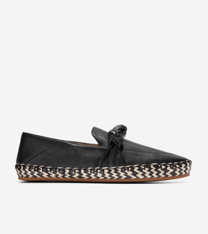 W26289:BLACK NUDO/ BLACK & IVORY JUTE/ GUM OS