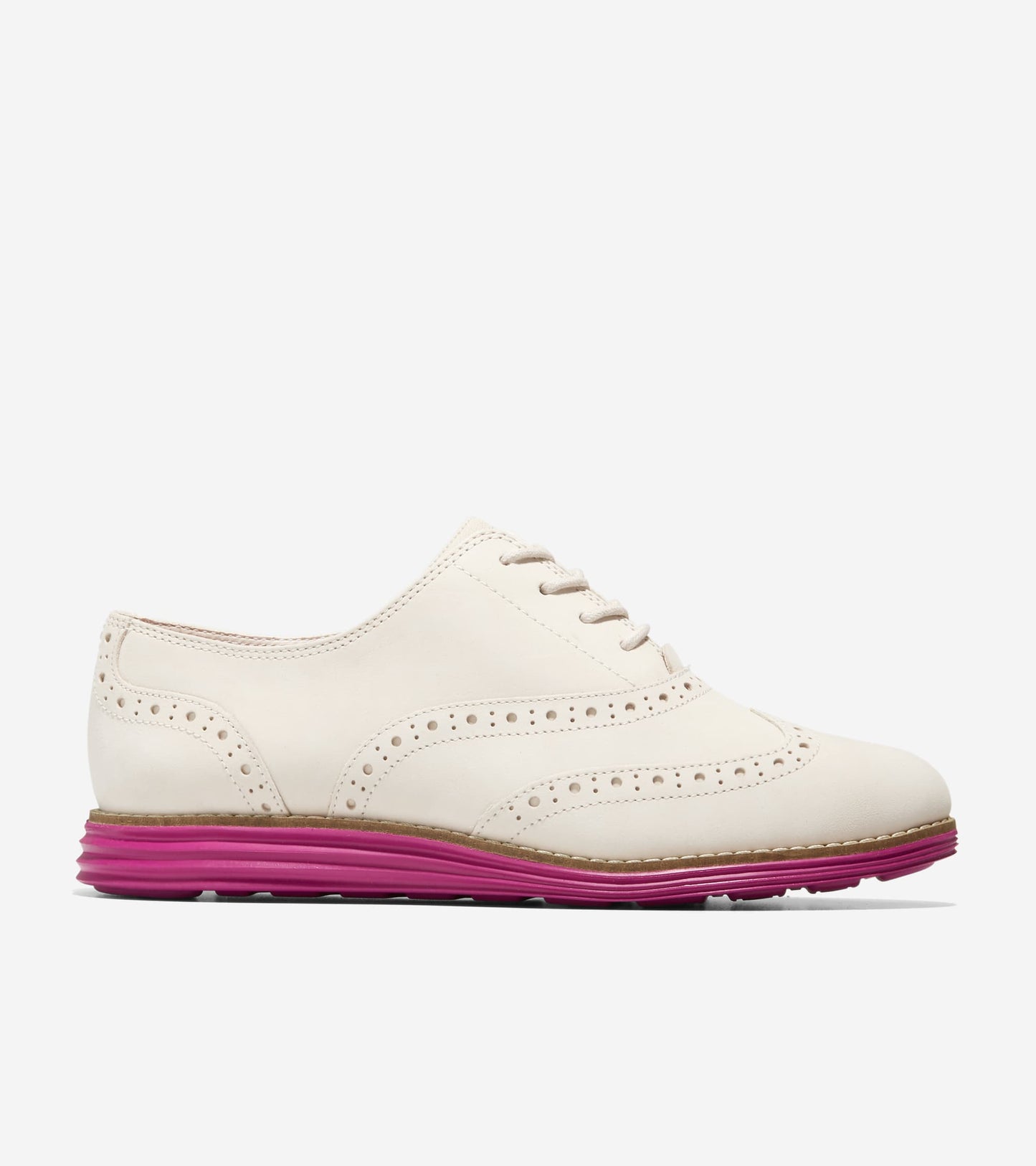 W24361:BIRCH TUMBLED NUBUCK/ FESTIVAL FUSCHIA FB/ FESTIVAL FUSCHIA MIDSOLE