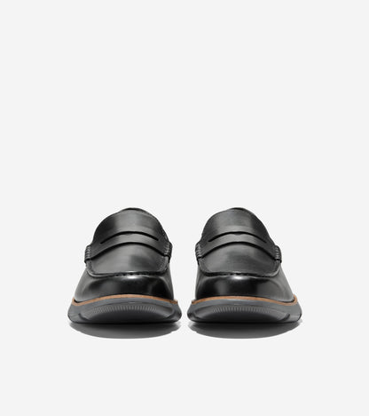 C40028:BLACK / GRAY PINSTRIPE / BLACK