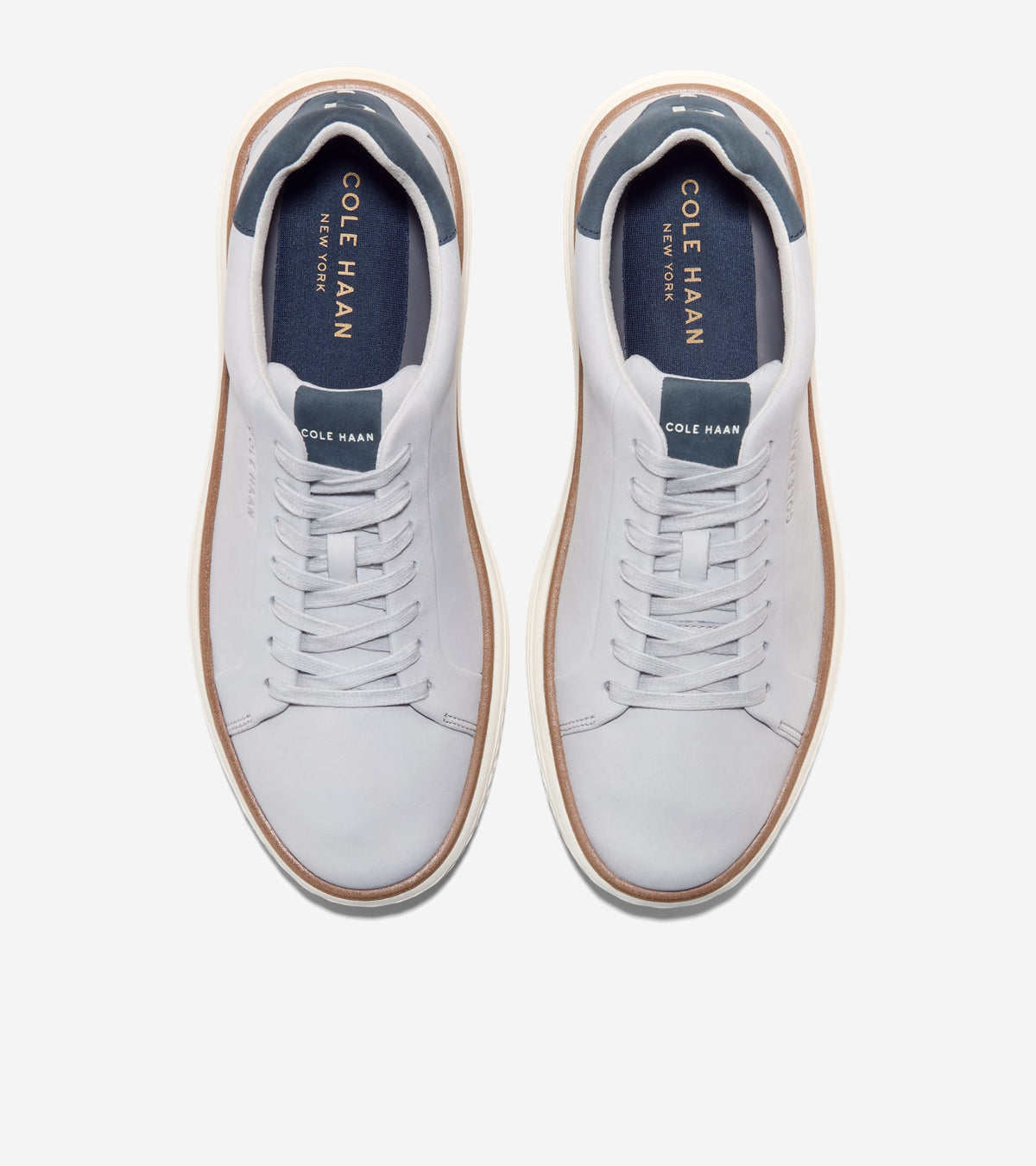 C43431:HARBOR MIST NUBUCK / NAVY BLAZER / IVORY