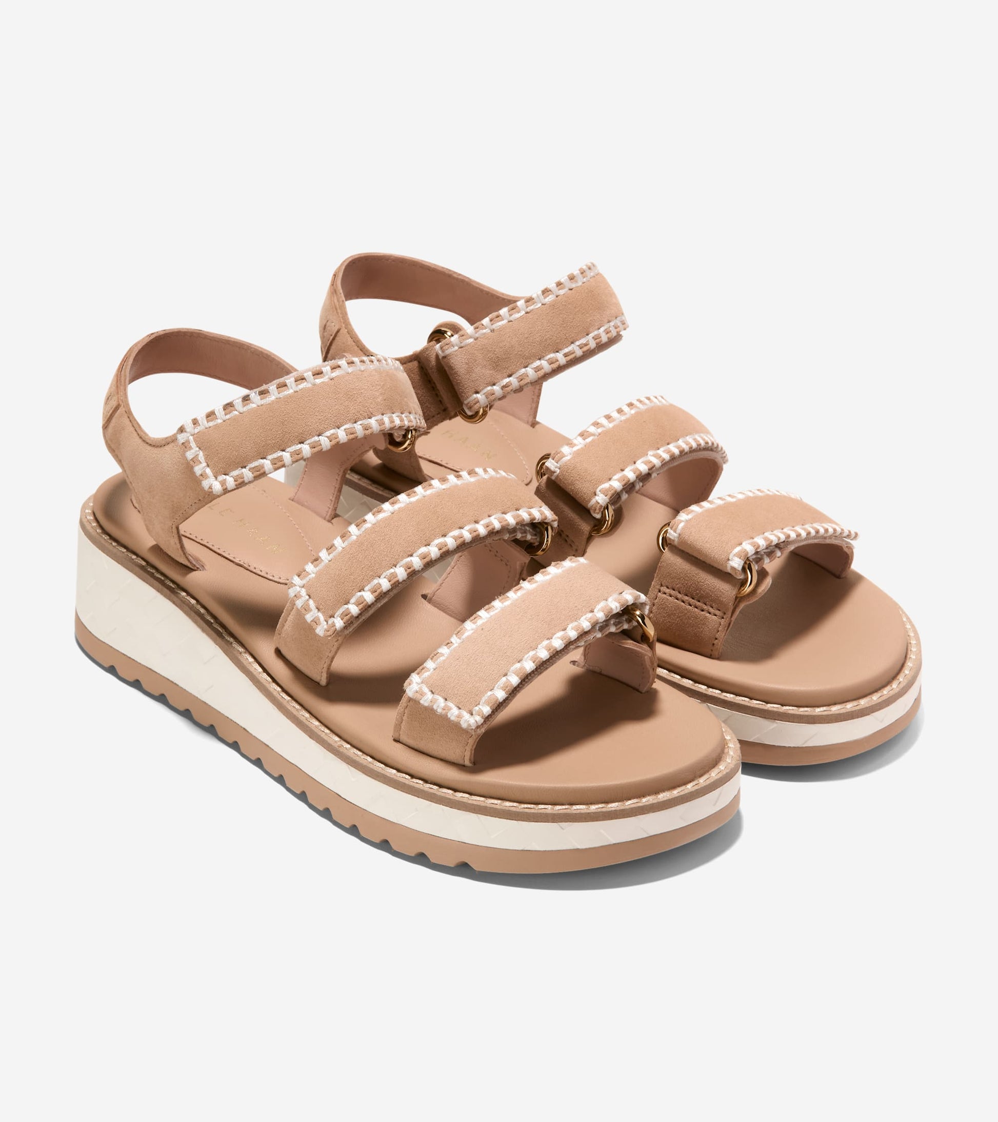 W33220:CH TUSCAN SAND SUEDE/IVORY-CH TUSCAN SAND