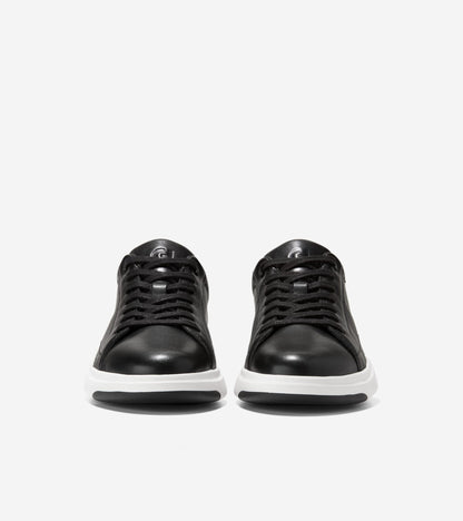 W35499:BLACK/WHITE LEATHER