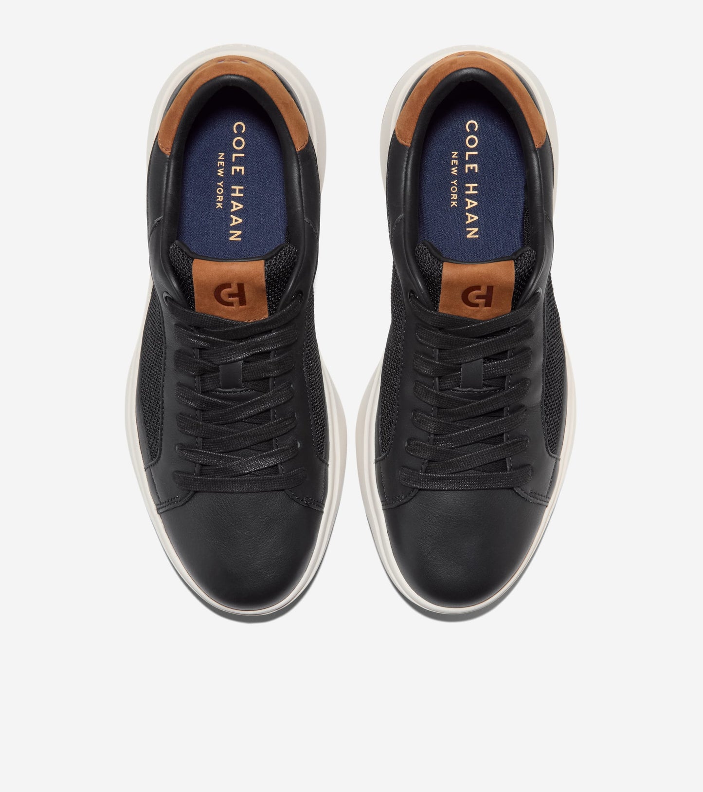 C43524:BLACK / CH NEW CARAMEL NUBUCK / IVORY