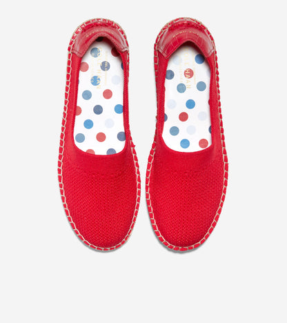 W25830:4TH OF JULY MARKETING: TRUE RED KNIT/LTR/GUM OS
