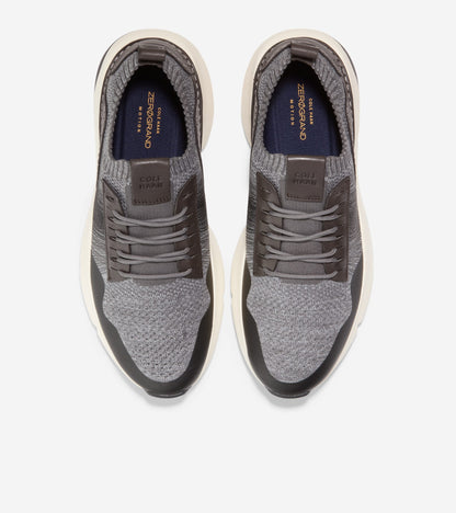C36455:GRAY PINSTRIPE/QUIET SHADE/SLEET KNIT/BLACK/IVORY
