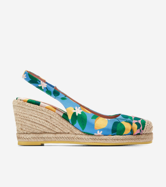W27457:AZURE BLUE LEMON PRINT