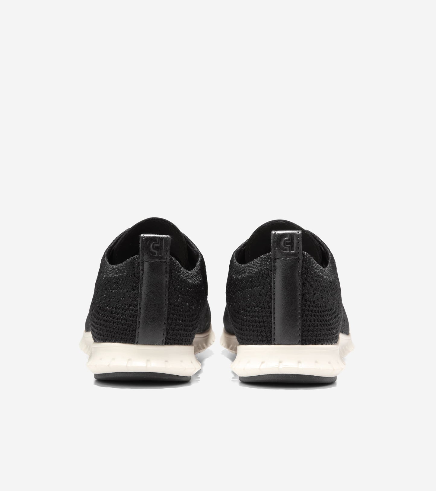 W06723:BLACK KNIT/LEATHER/IVORY