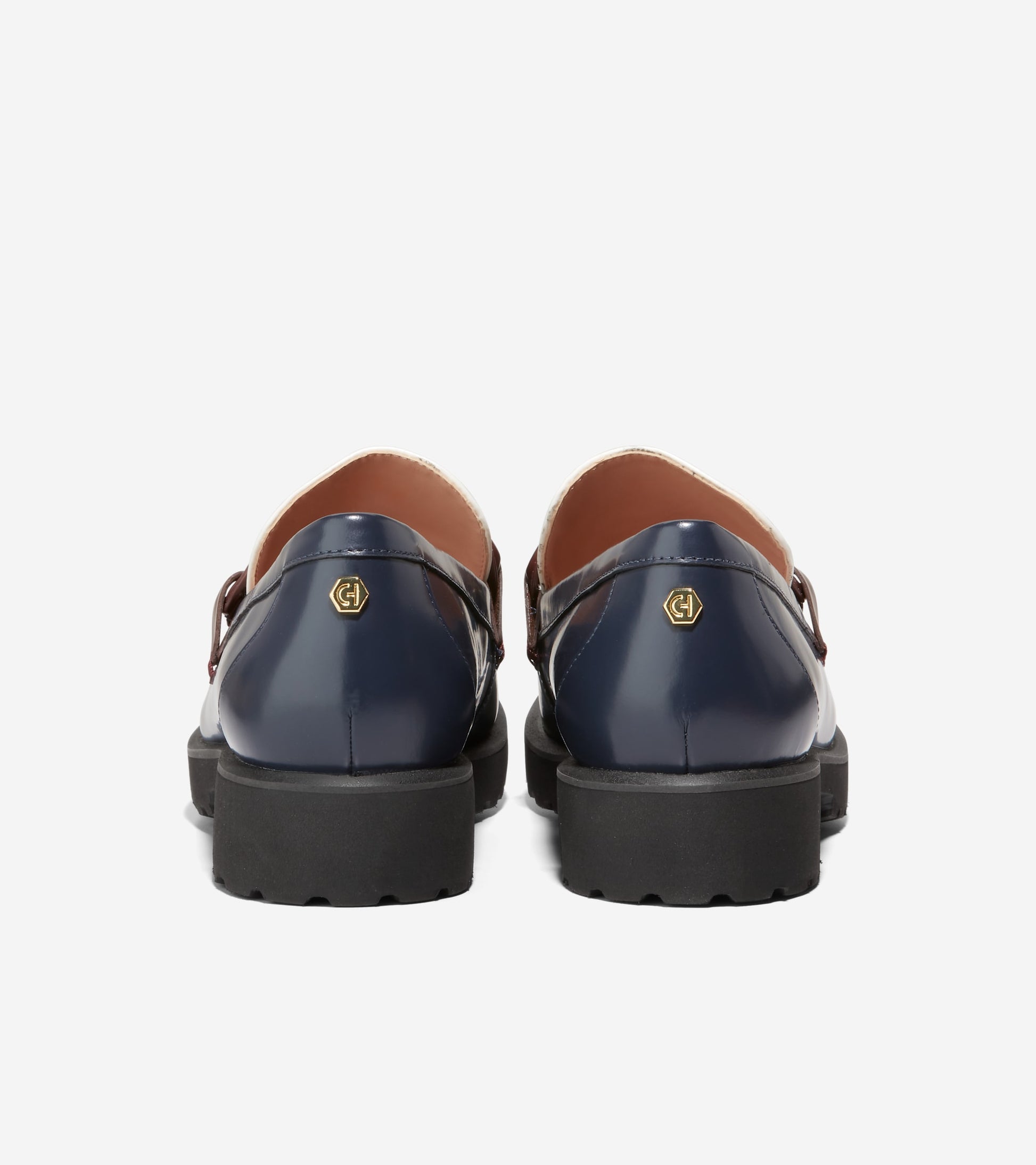 W27249:NAVY BLAZER/IVORY/CORDOVAN LTR