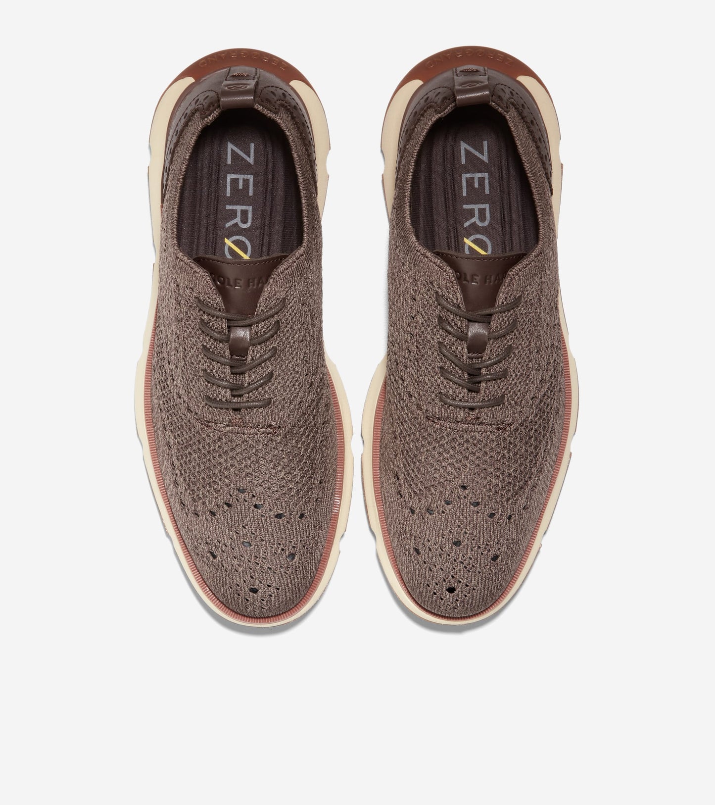 C35650:CH DARK CHOCOLATE KNIT/LEATHER/ALABASTER GLEAM-CH LIGHT WHISKEY