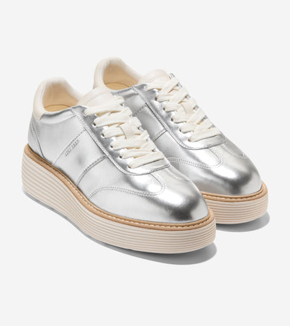 W35018:SILVER METALLIC/IVORY