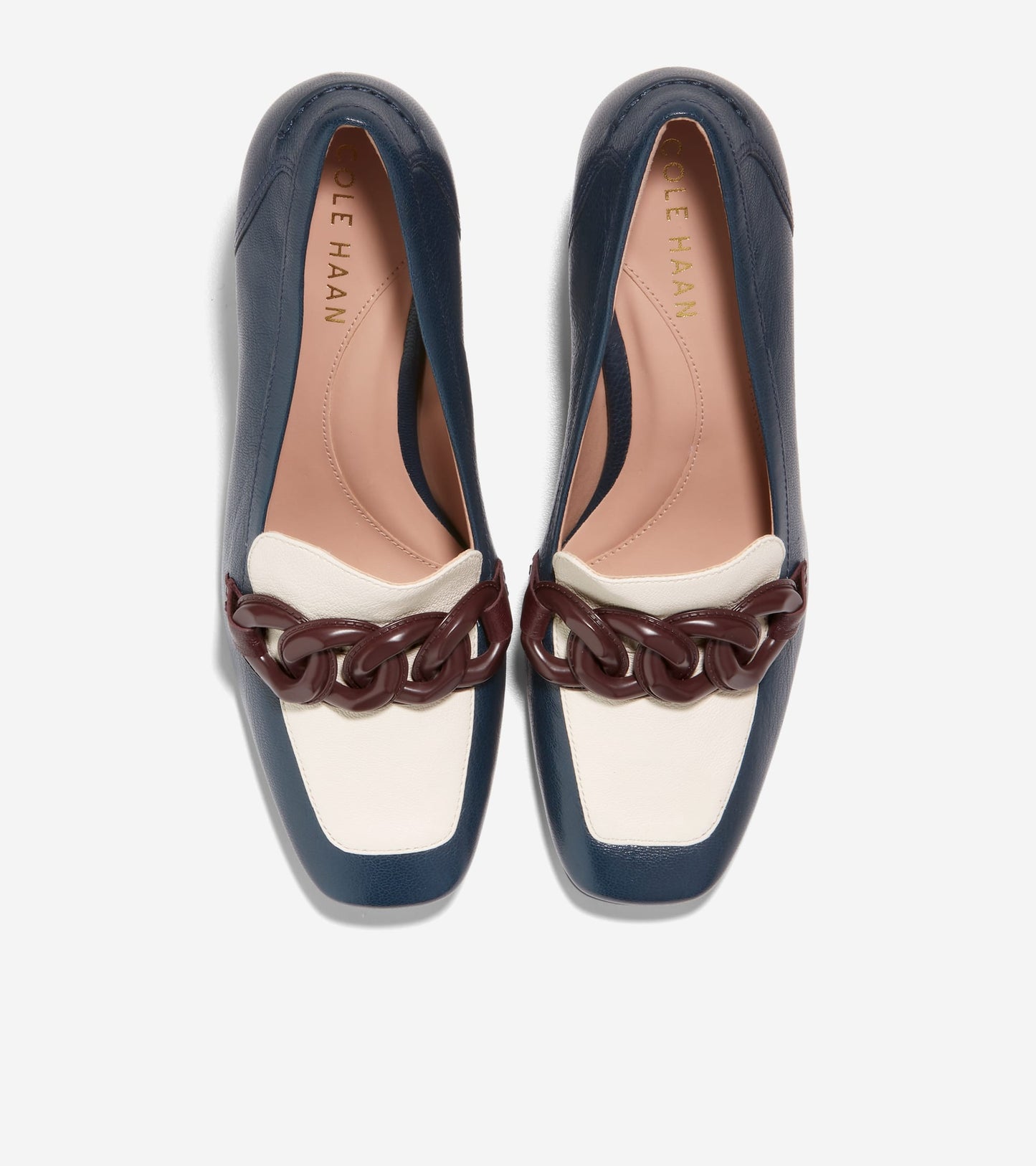W27274:NAVY BLAZER/IVORY/CORDOVAN LTR