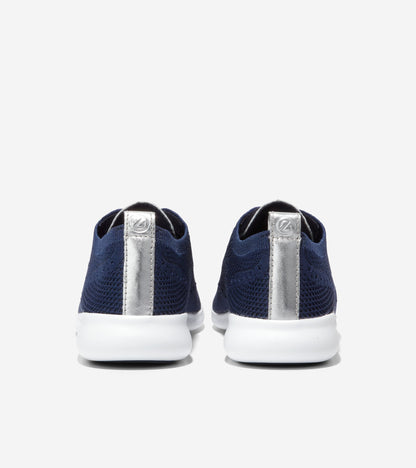 W10586:MARINE BLUE KNIT/CH ARGENTO METALLIC/OPTIC WHITE