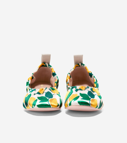 W27126:ROSEWATER LEMON PRINTED SATIN