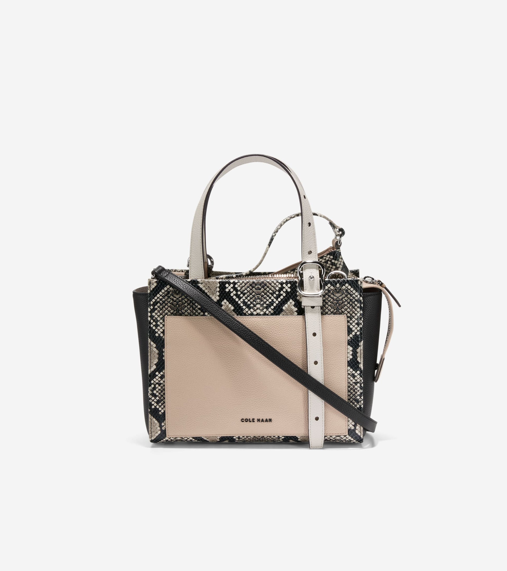 U06323:SNAKE PRINT / BLACK / SILVER BIRCH / DUNE:0000