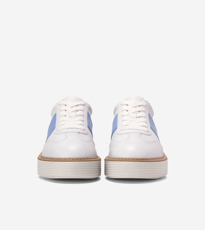 W35706:WHITE/HYDRANGEA/BISCUIT LTHR