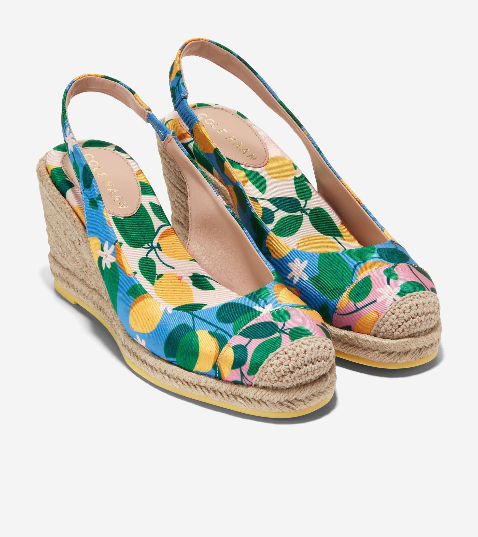 W27457:AZURE BLUE LEMON PRINT