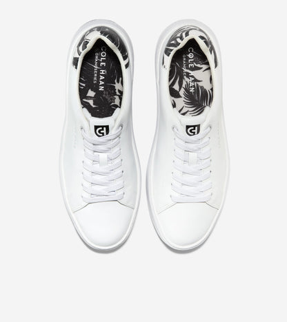 W28084:OPTIC WHITE/BLACK & WHITE TROPICAL PRINT