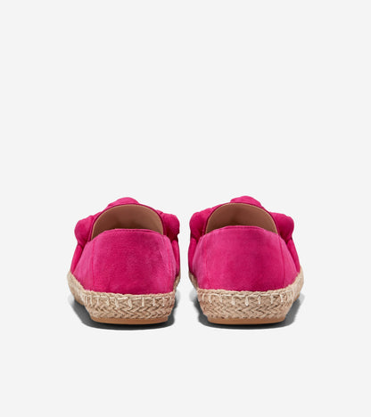 W28162:PINK PEACOCK SUEDE/NAT JUTE