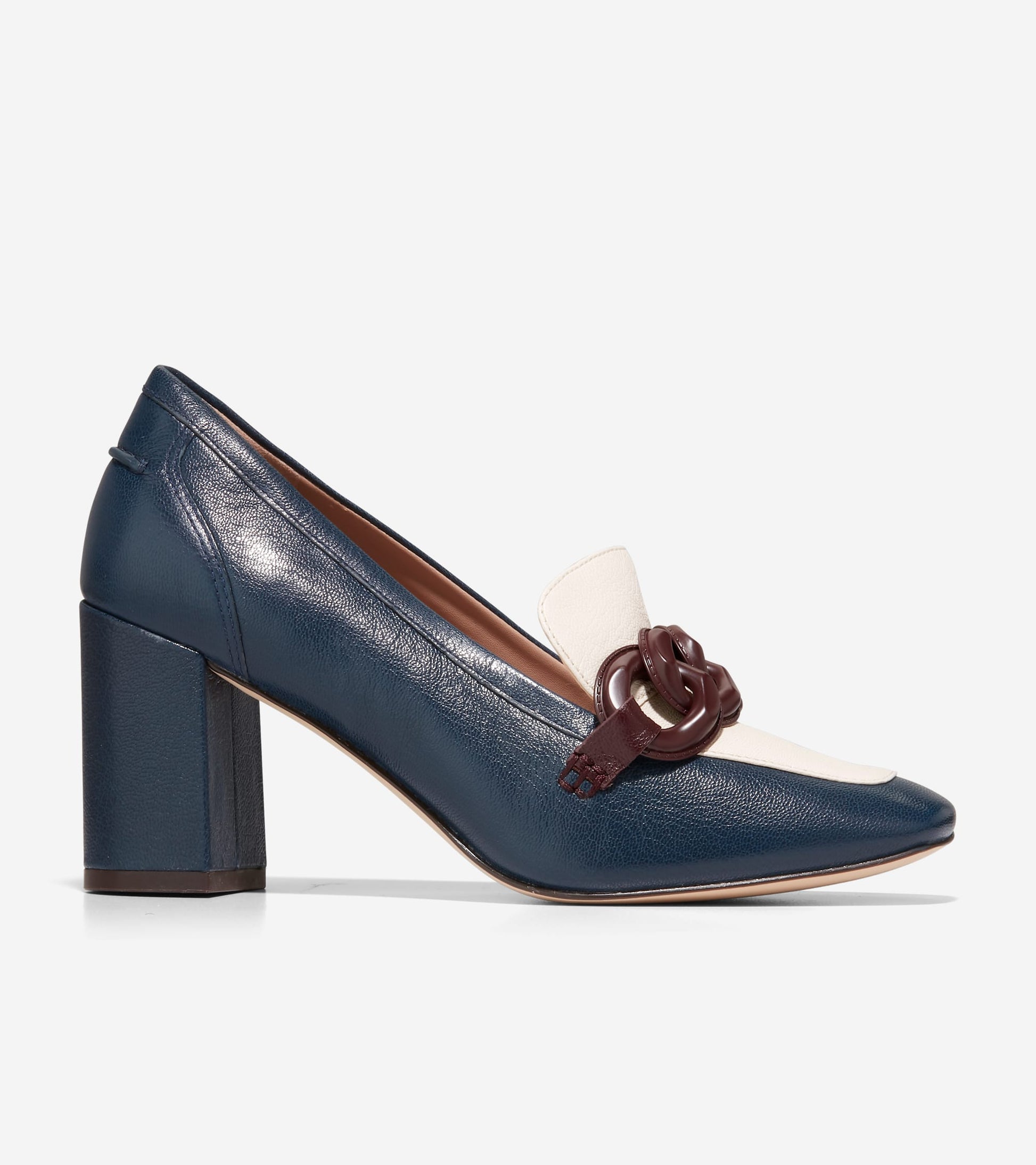 W27274:NAVY BLAZER/IVORY/CORDOVAN LTR