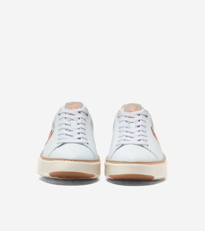 W25856:WHITE / ALABASTER GLEAM / IVORY / PEACH QUARTZ / FLORAL LOGO