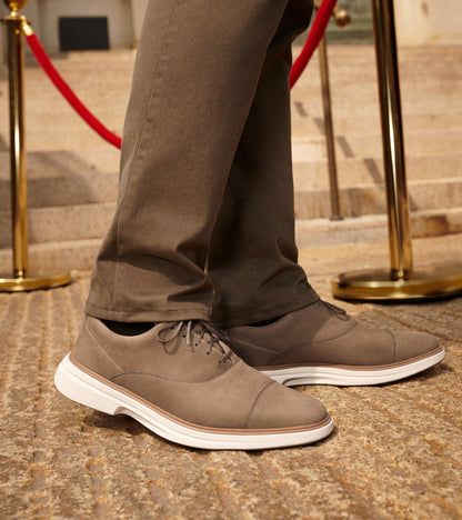 C42158:MOREL NUBUCK/ DK NATURAL / SILVER BIRCH