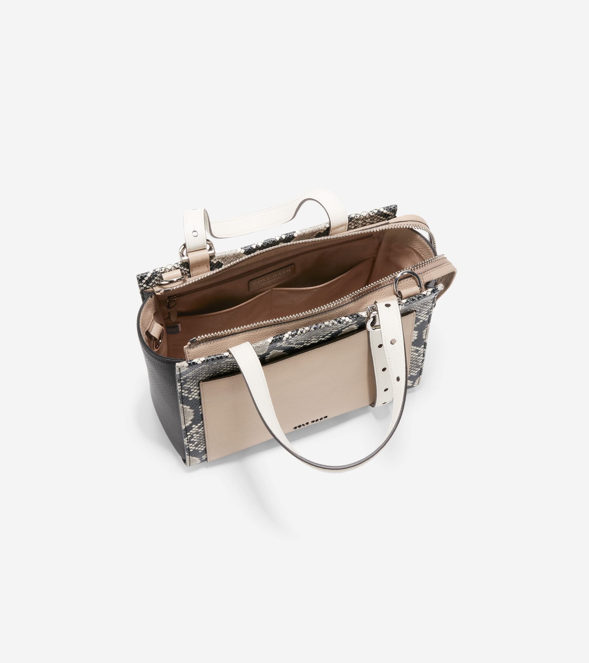 U06323:SNAKE PRINT / BLACK / SILVER BIRCH / DUNE:0000