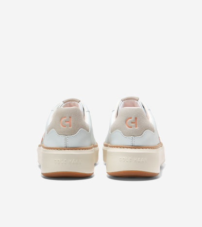 W25856:WHITE / ALABASTER GLEAM / IVORY / PEACH QUARTZ / FLORAL LOGO