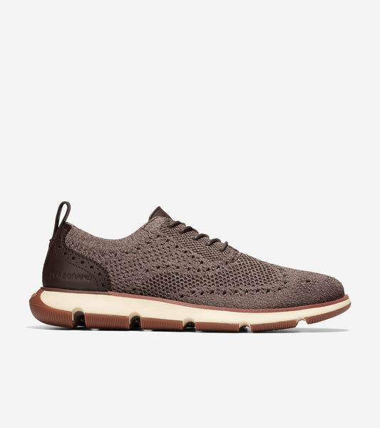 C35650:CH DARK CHOCOLATE KNIT/LEATHER/ALABASTER GLEAM-CH LIGHT WHISKEY
