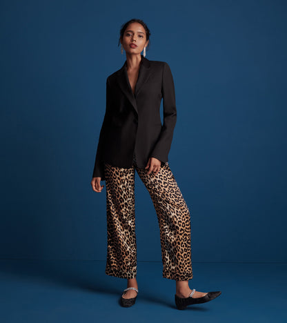 W27279:BLACK LEOPARD SATIN