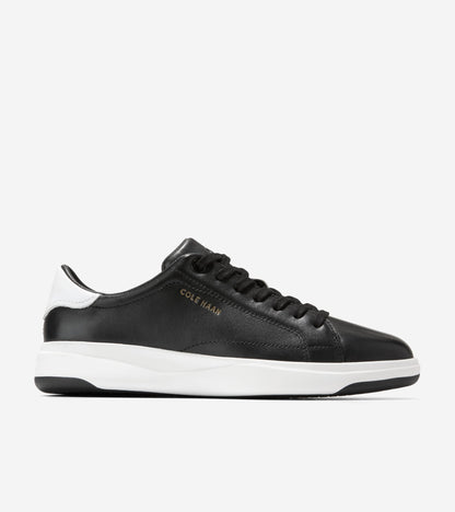 W35499:BLACK/WHITE LEATHER