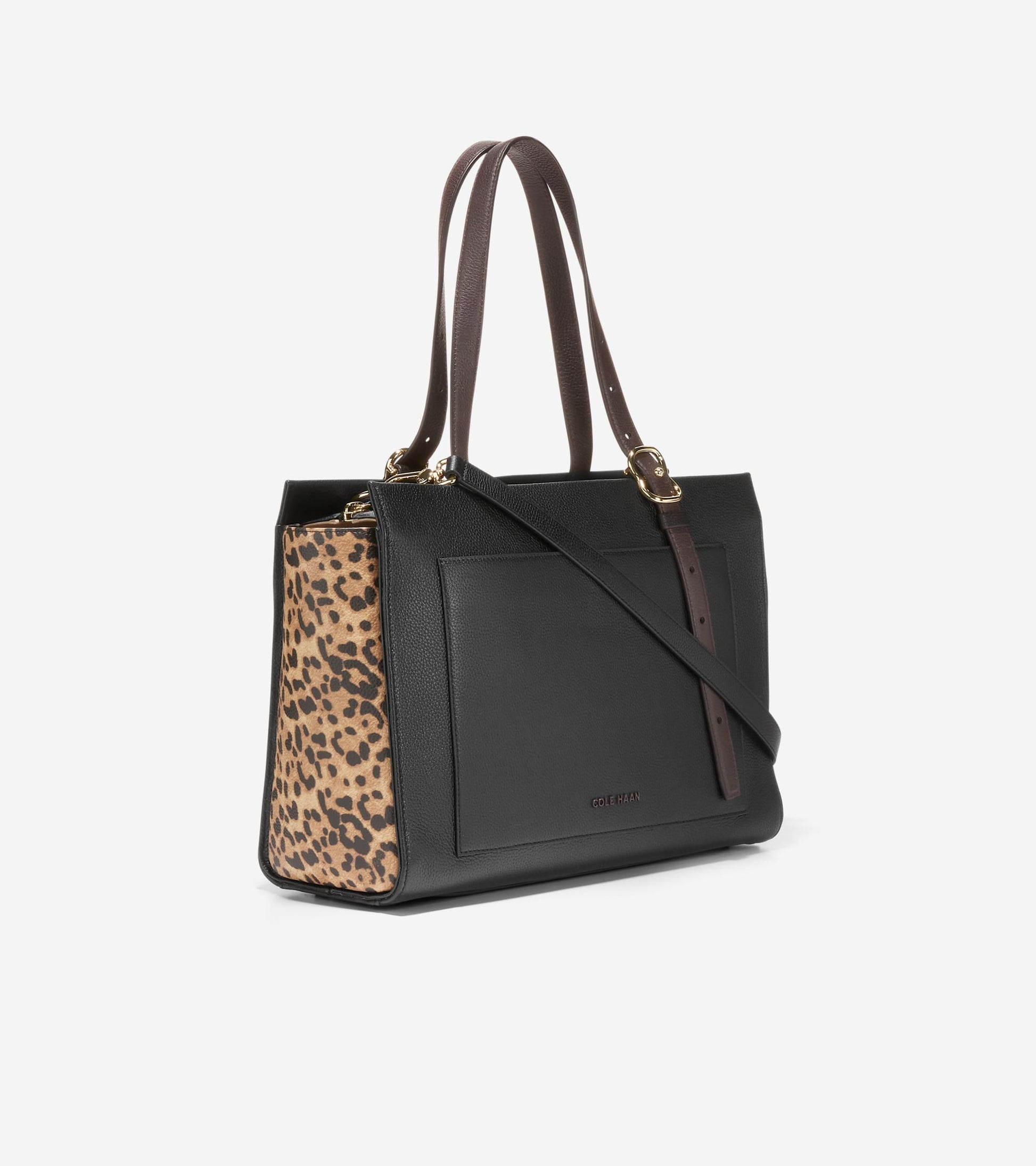 U06327:LEOPARD PRINT / BLACK / DARK CHOCOLATE:0000