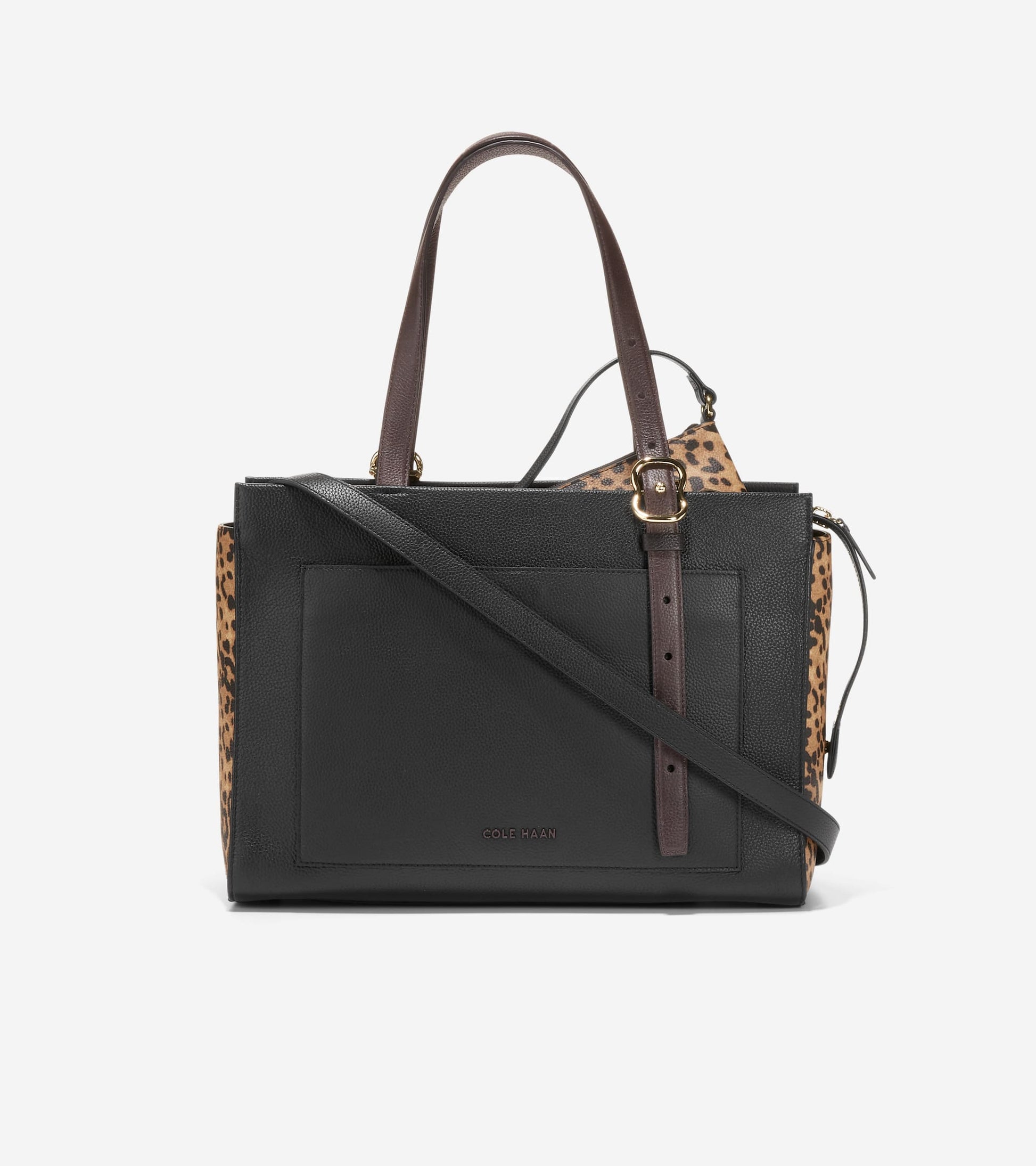 U06327:LEOPARD PRINT / BLACK / DARK CHOCOLATE:0000