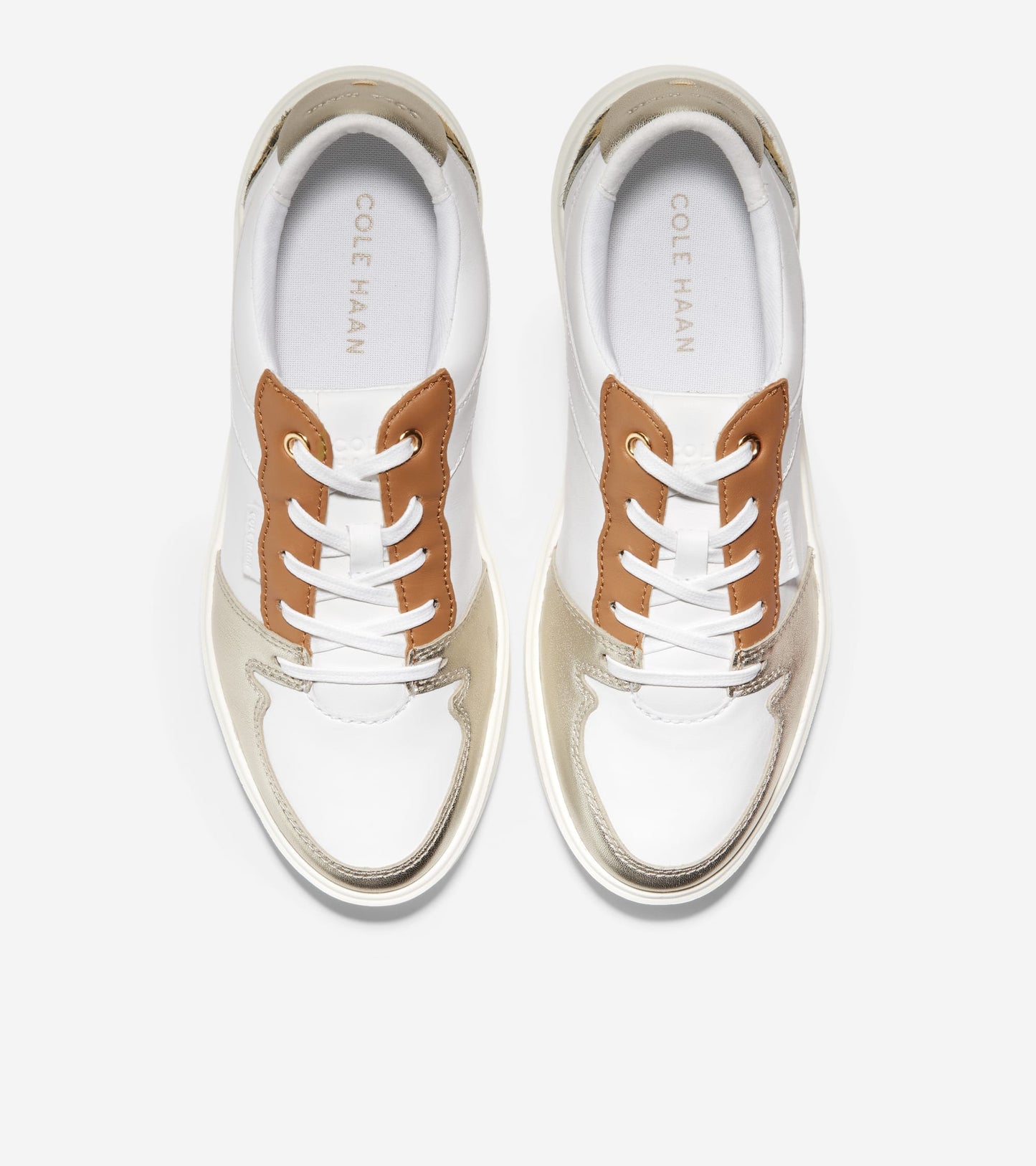 W21535:OPTIC WHITE LTHR / SOFT GOLD METALLIC LEATHER / MOD LEOPARD PRTND OCELOT / OPTIC WHT OUTSOLE
