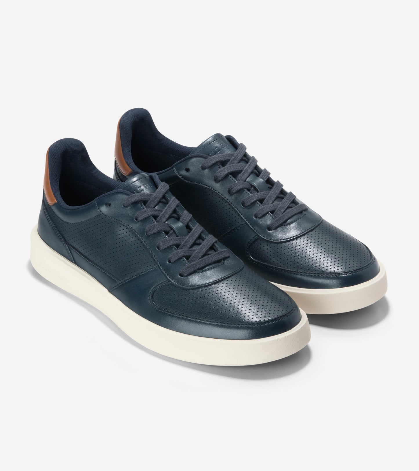 C40598:NAVY BLAZER / BRITISH TAN / IVORY