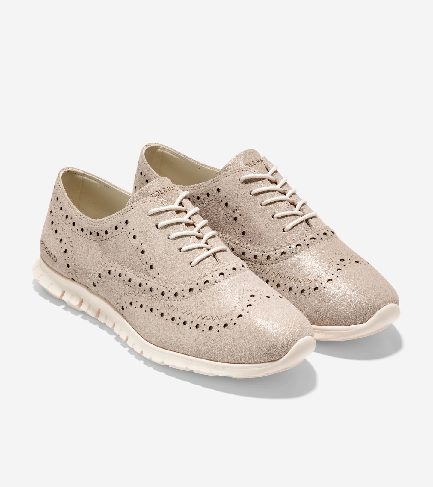 W27409:METALLIC GOLD SUEDE / EGRET / BLACK